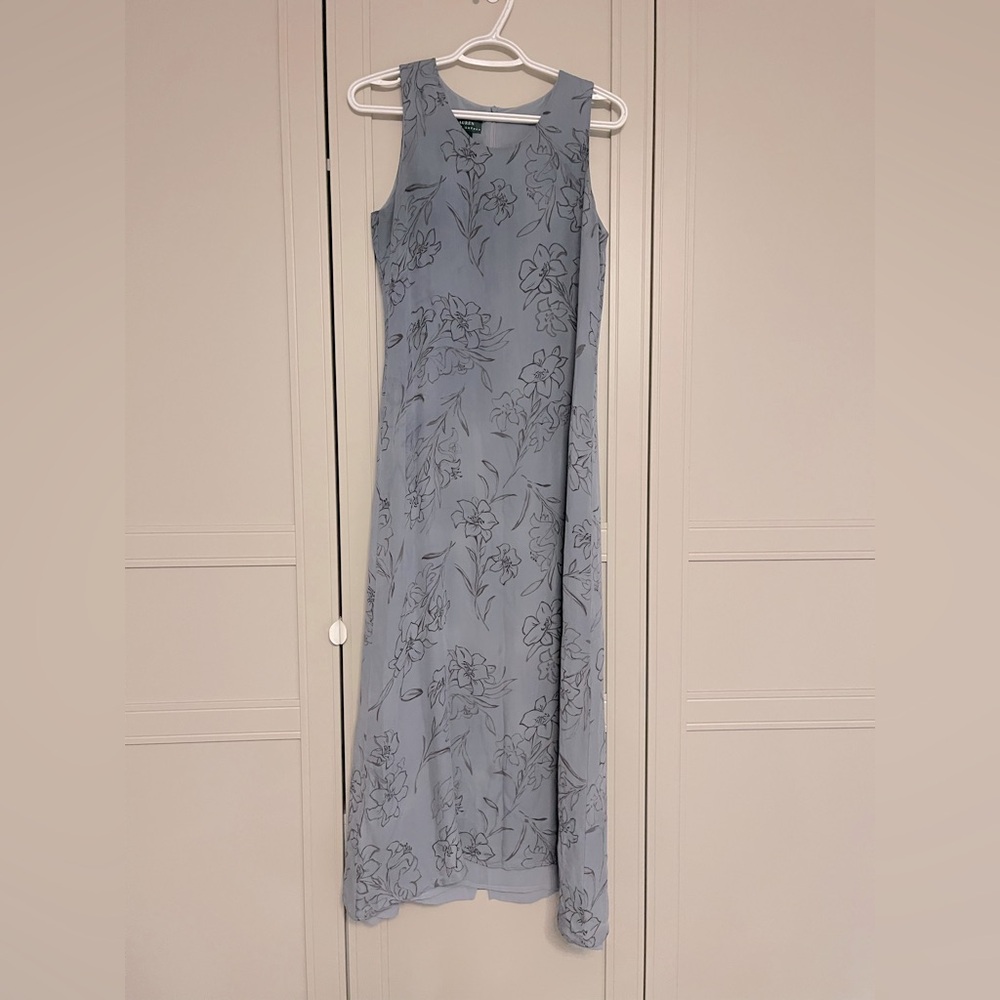 Lauren Ralph Lauren Blue Floral Maxi Dress